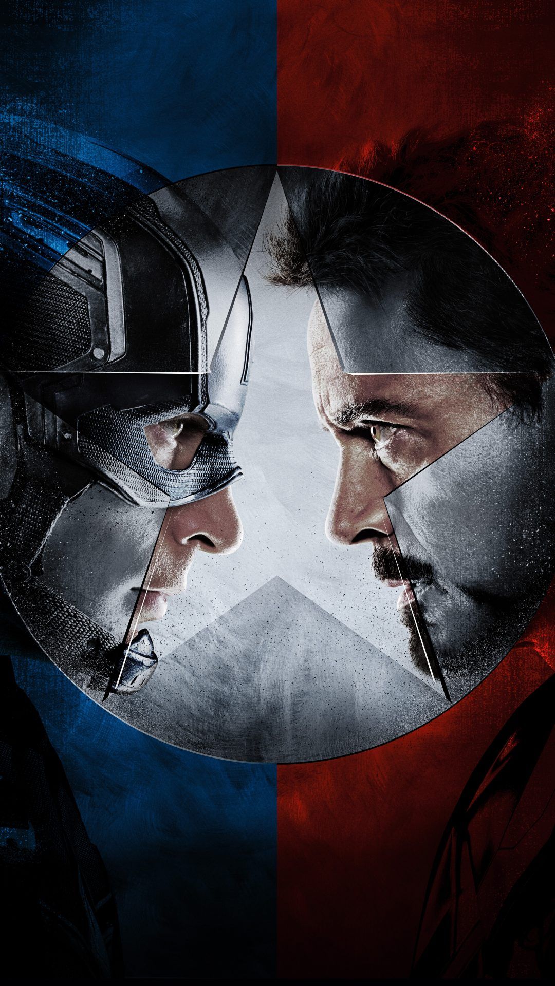 Captain America vs Iron Man Civil War 4K Wallpaper