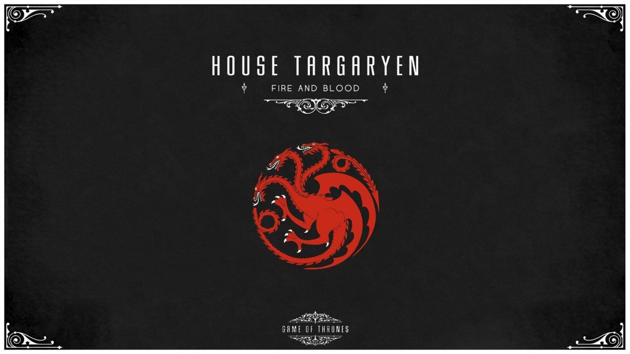 Game of Thrones House Targaryen wallpaperx1080