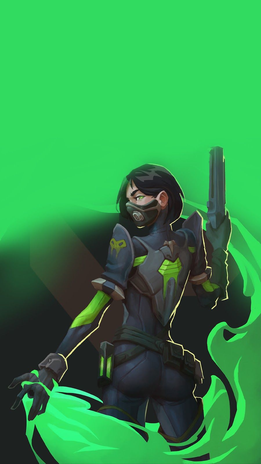 Viper valorant fanart wallpaper