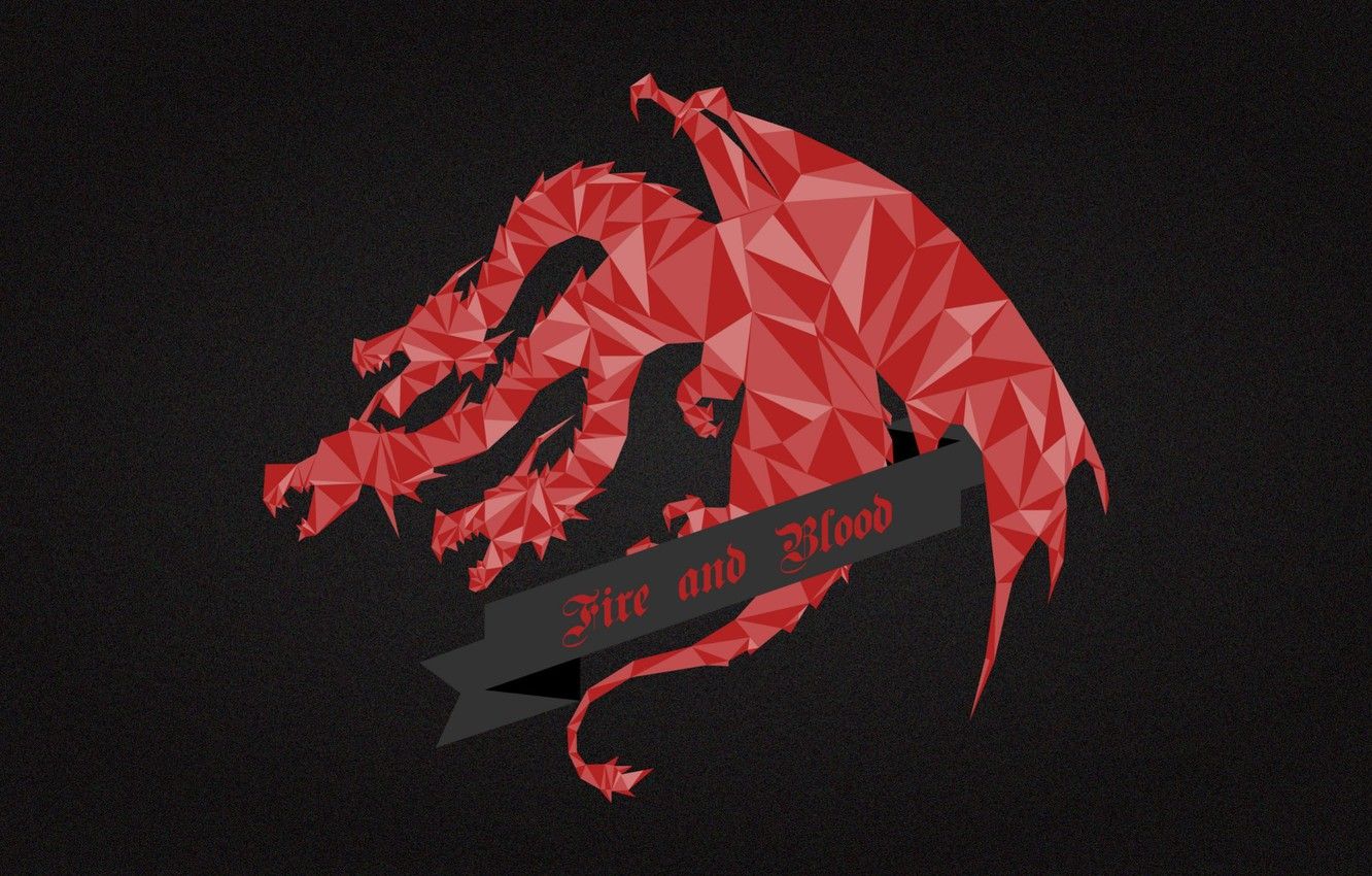 Wallpaper red, dragon, A Song of Ice and Fire, Game of Thrones