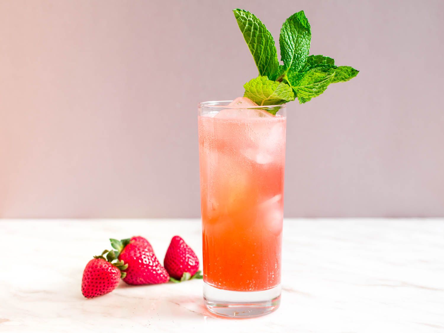 Strawberry Mint Sparkler Recipe