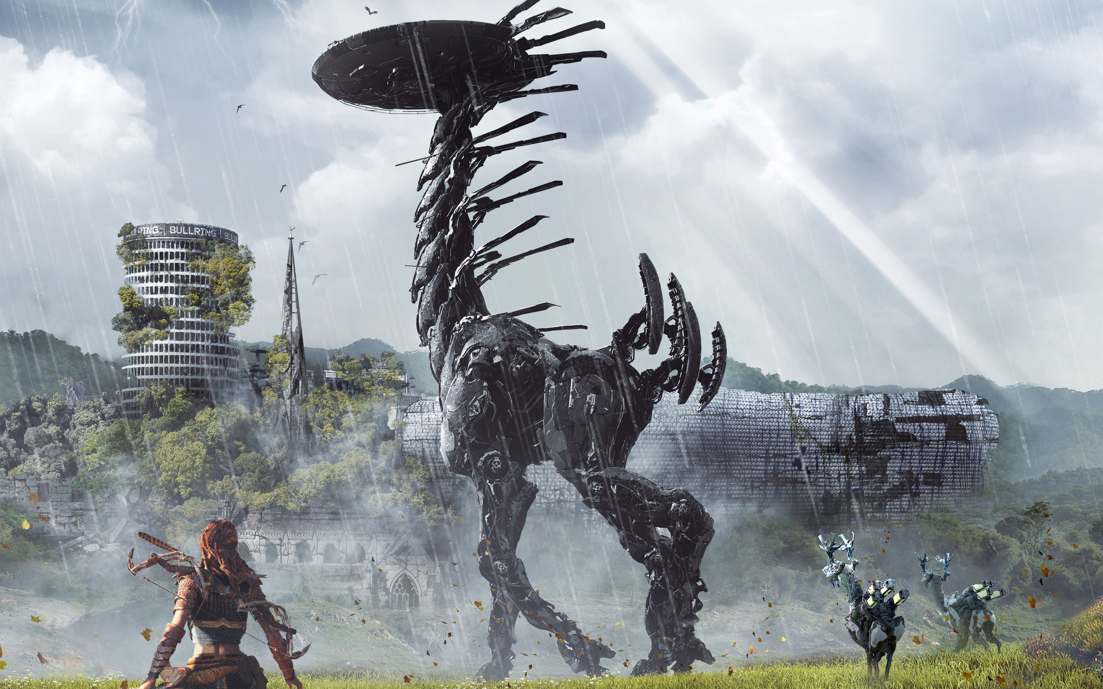 Horizon Zero Dawn Birmingham 4K Wallpaper