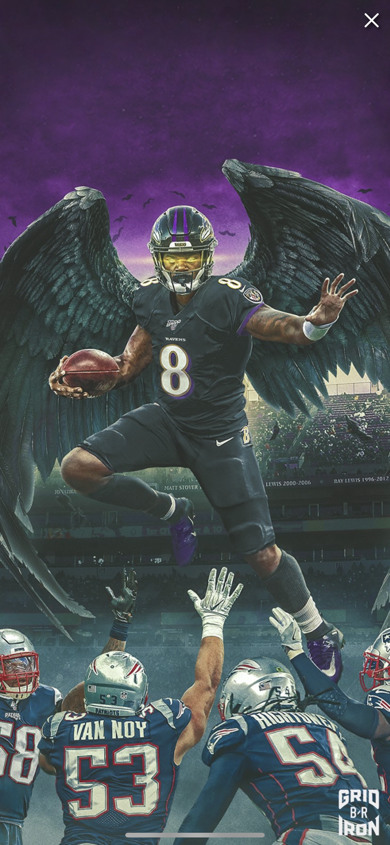 Lamar Jackson iPhone X Wallpapers - Wallpaper Cave