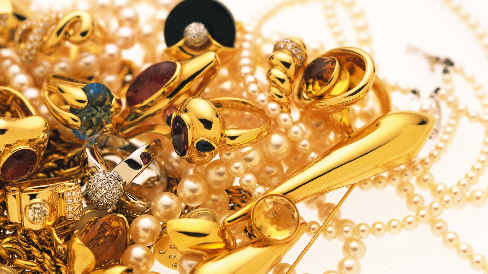 gold jewellery background
