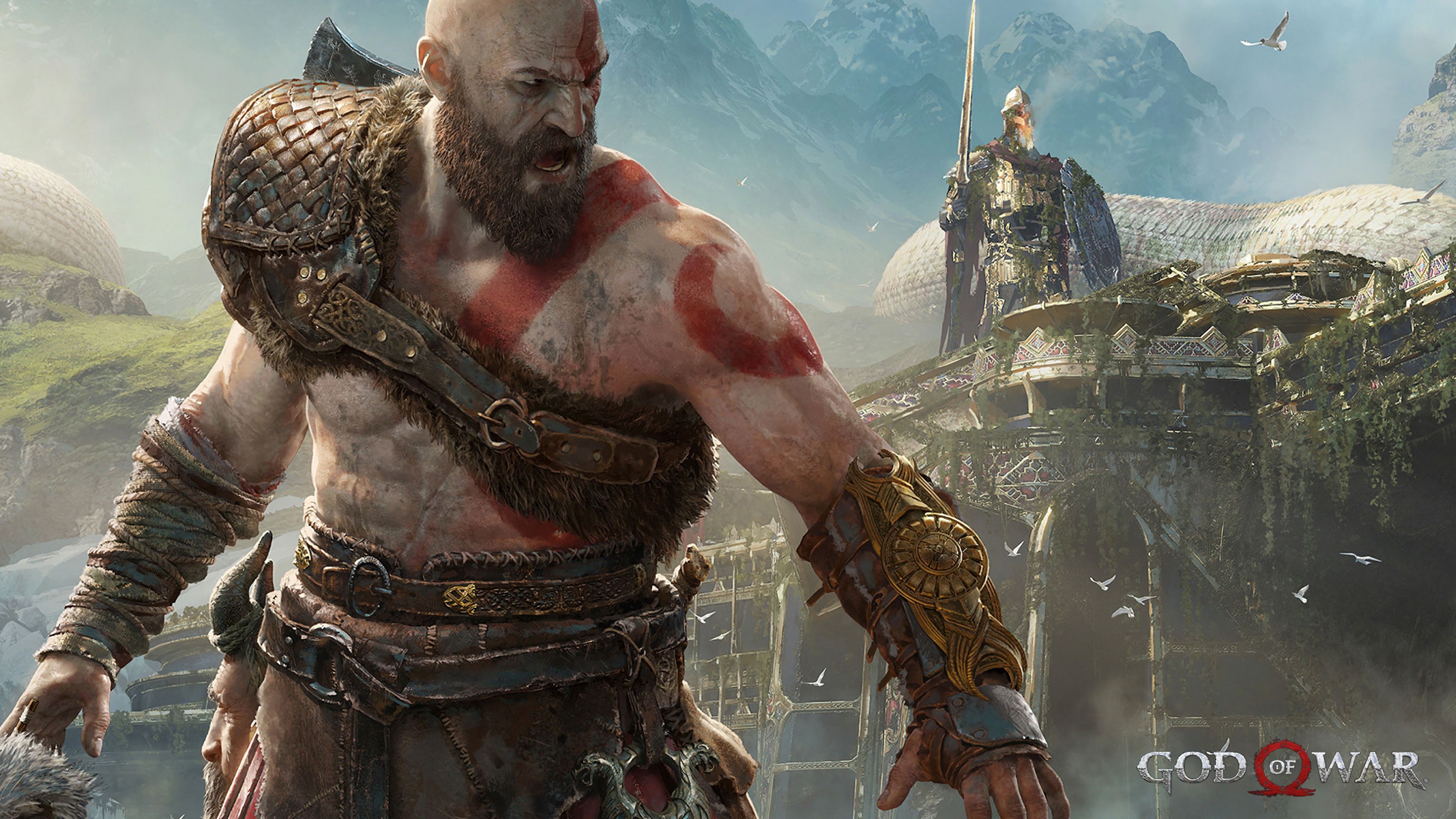 God of War 4 Game PS4 4K Wallpaper - Best Wallpapers