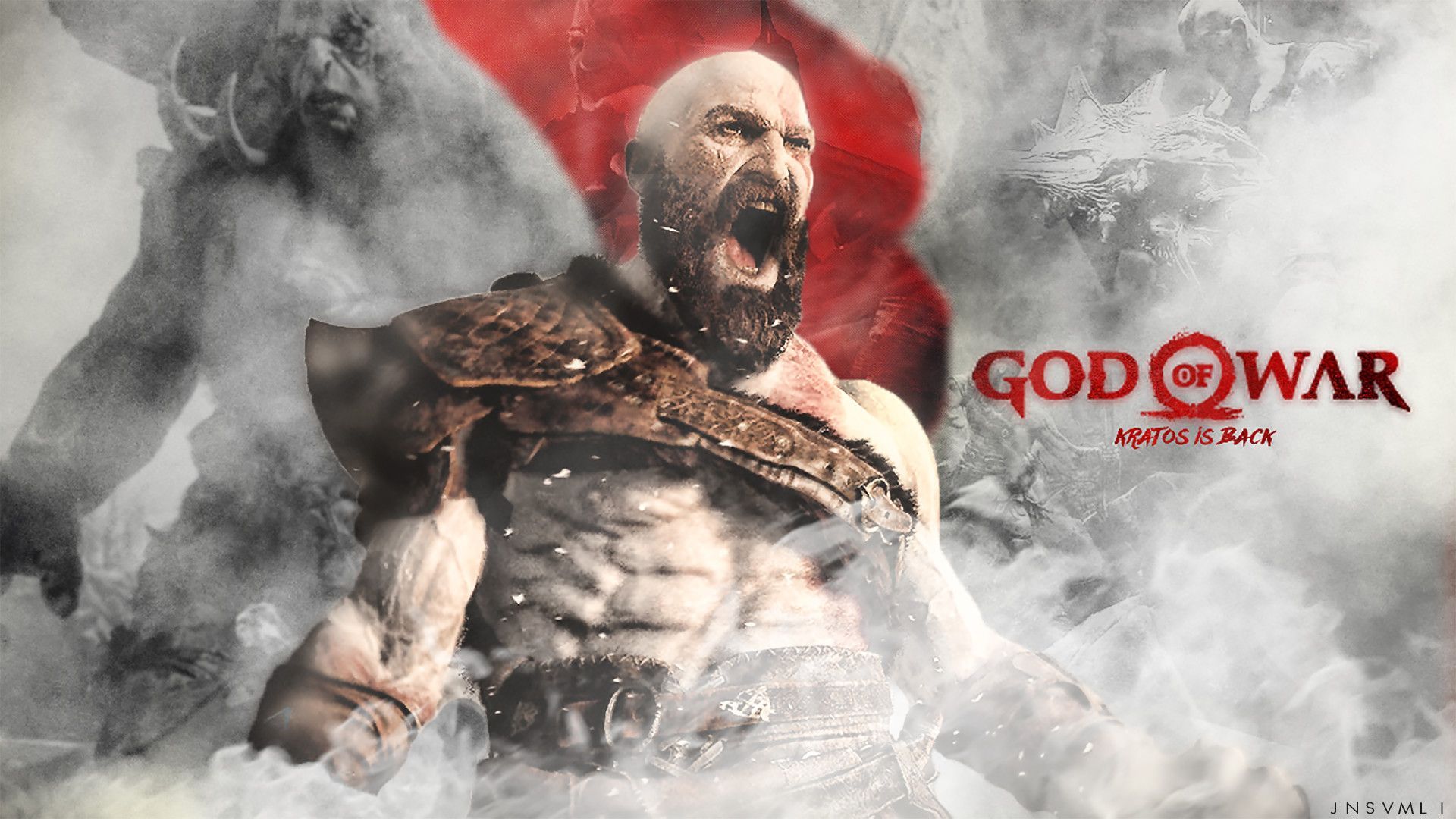 God of War 4 Wallpaper. God of war, War, Games