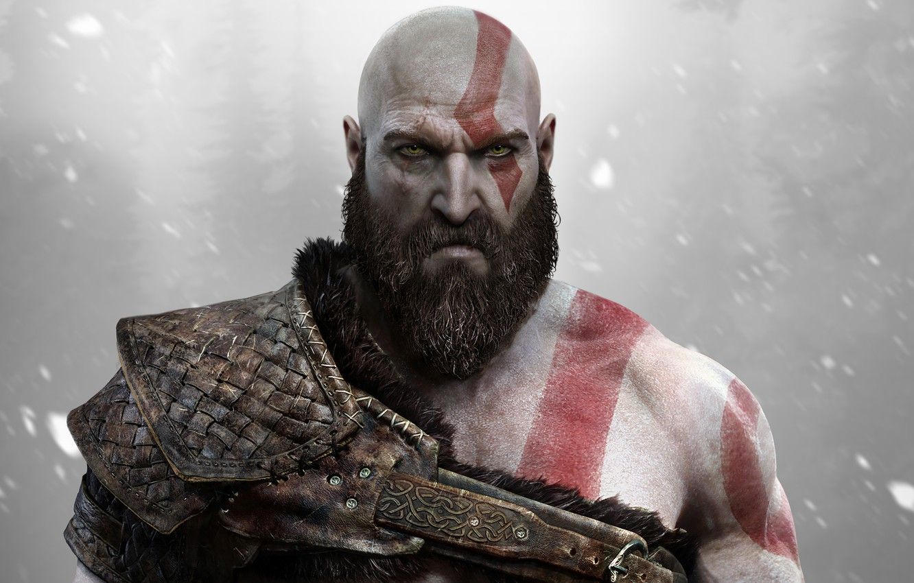 Wallpaper Kratos, God of War, Kratos, Sony Santa Monica, God