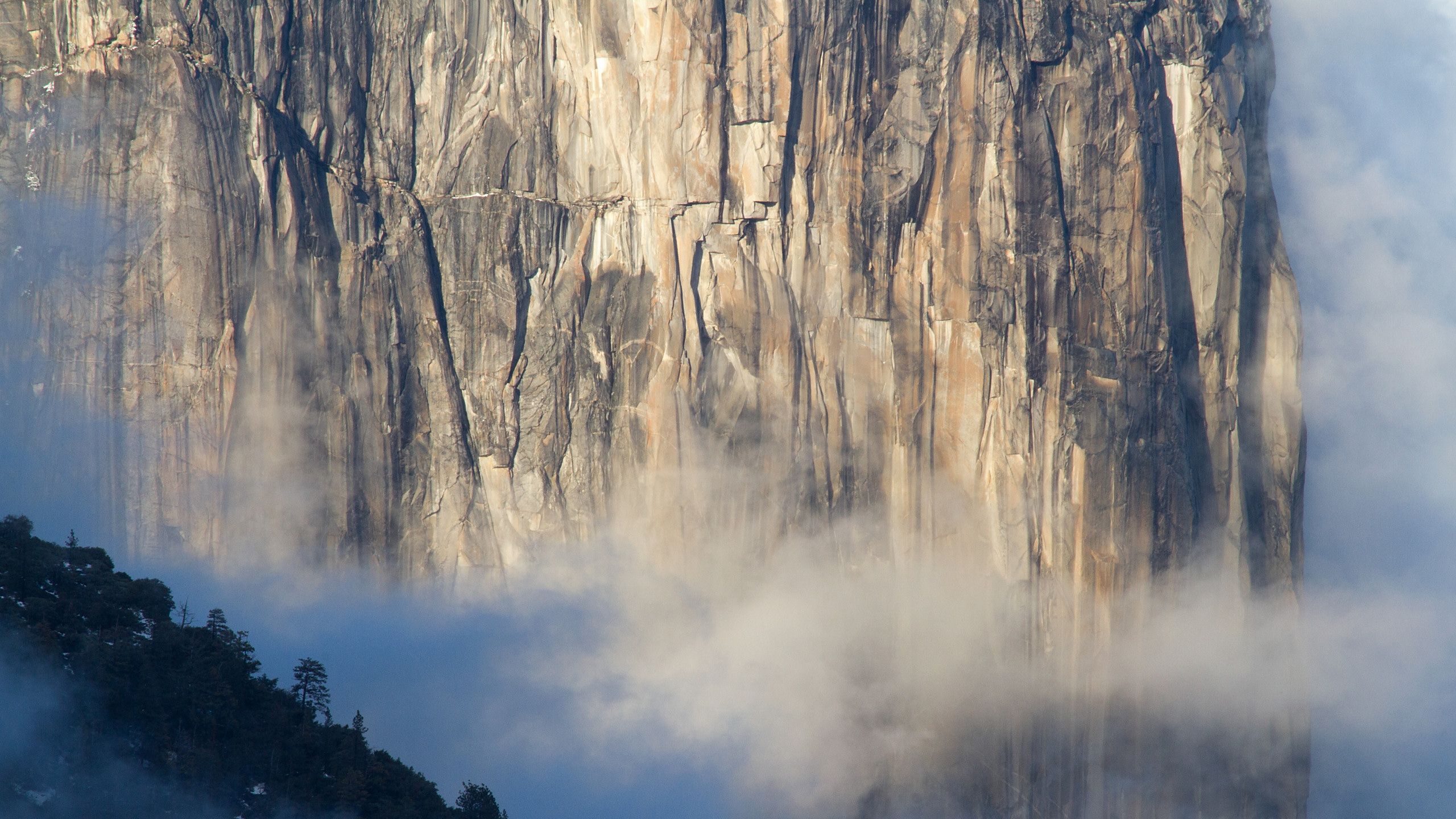 Free Yosemite Wallpaper Capitan's Western Face