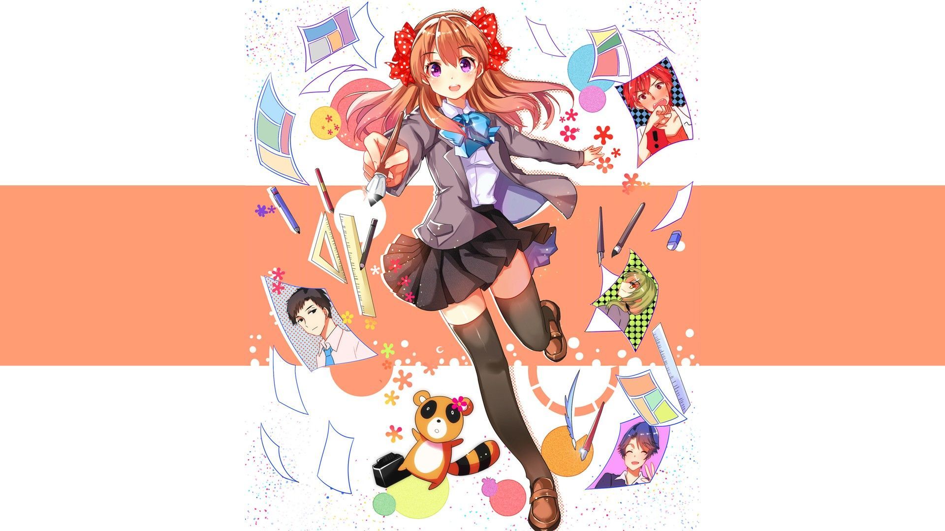 Gekkan shoujo nozaki Kun. Monthly girls' nozaki kun, Anime, Wallpaper