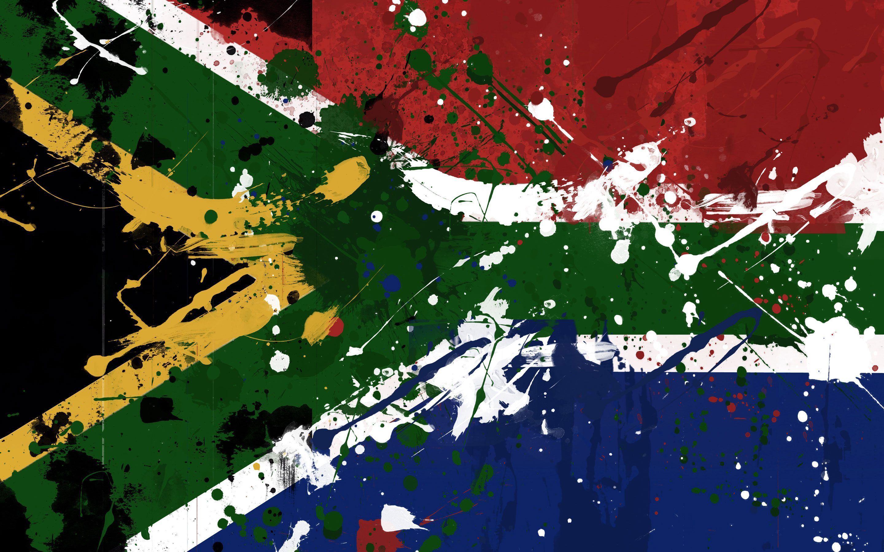 South Africa Flag Wallpaper