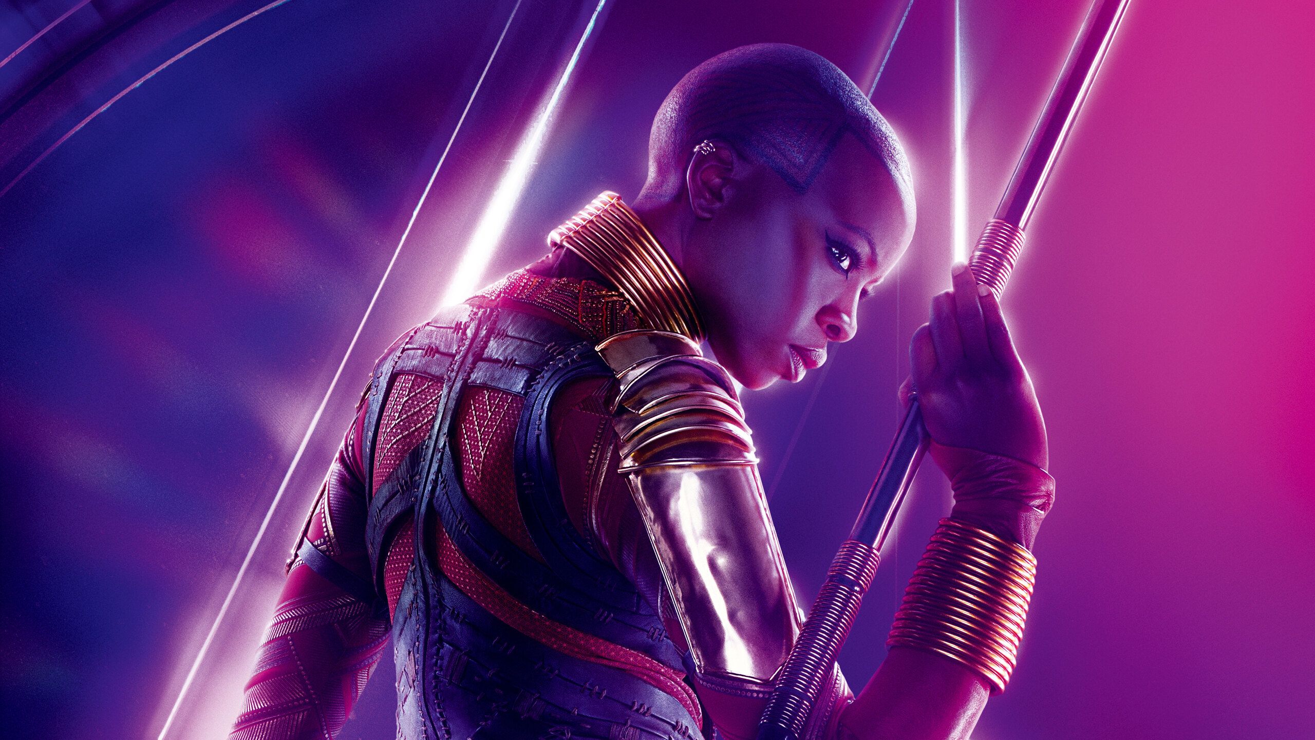 Okoye In Avengers Infinity War 8k Poster 1440P