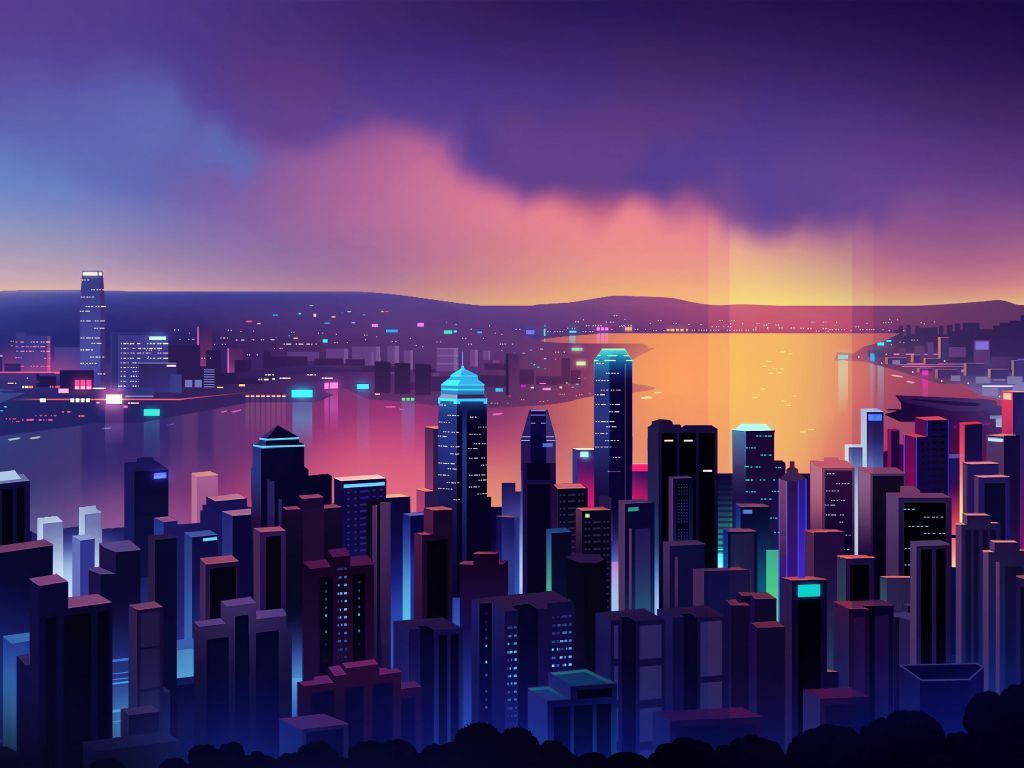 of City 4K wallpaper for your desktop or mobile screen