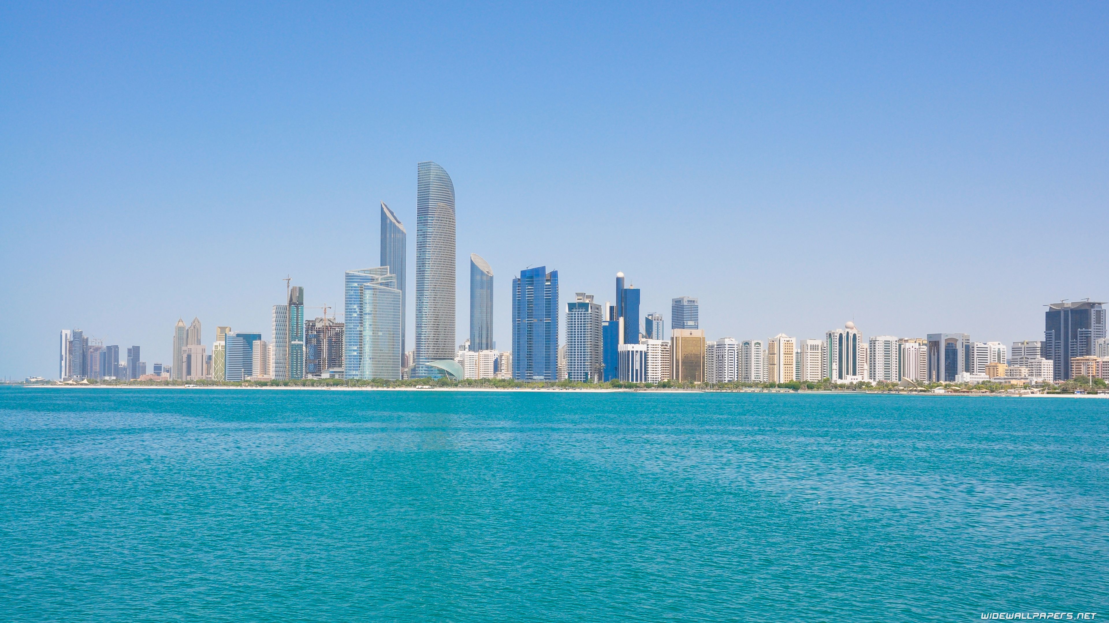 Abu Dhabi city desktop wallpaper 4K Ultra HD
