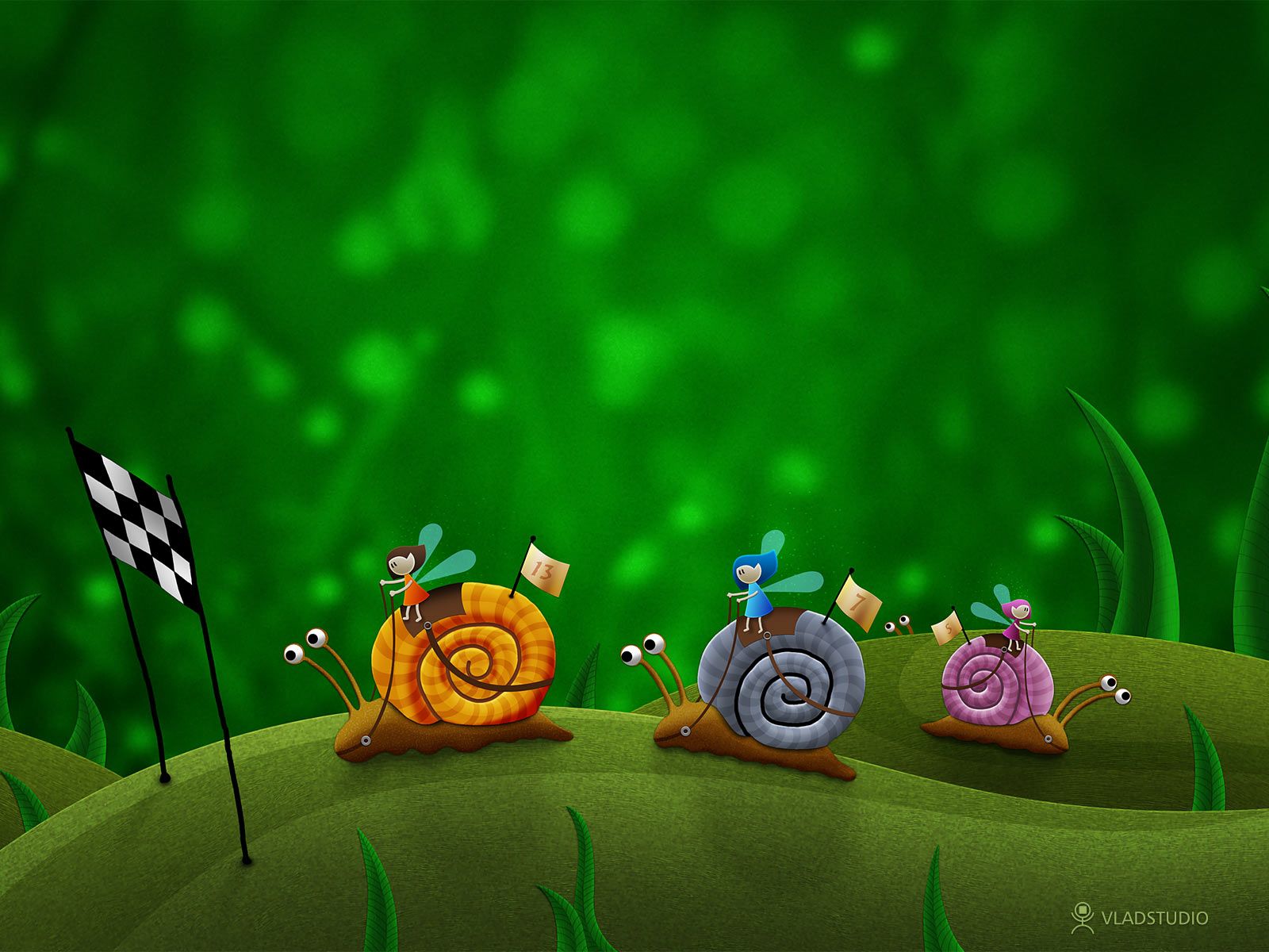 Wide Wallpaper Collections: Snail Wallpaper