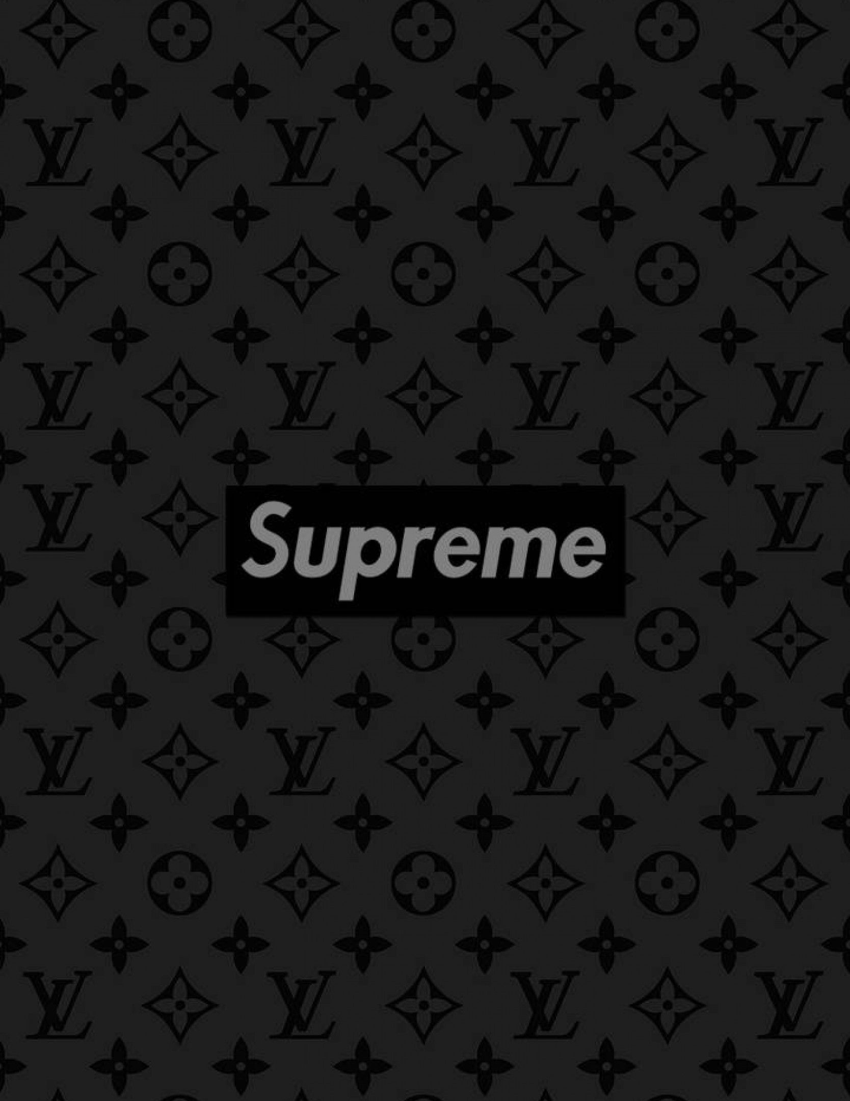 Supreme And Louis Vuitton Logo, WallpaperPhones - Find Awesome