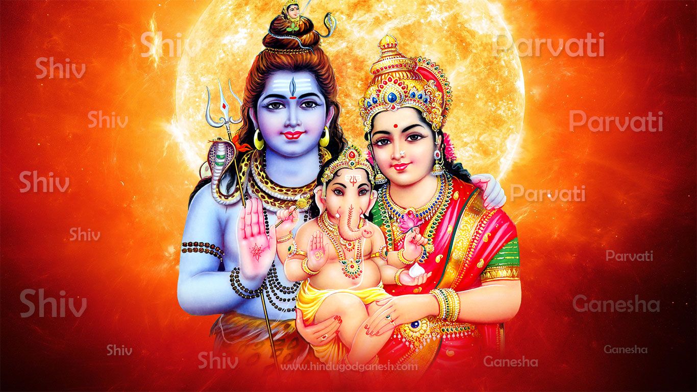 Shiv parivar image full HD download free for desktop & mobile