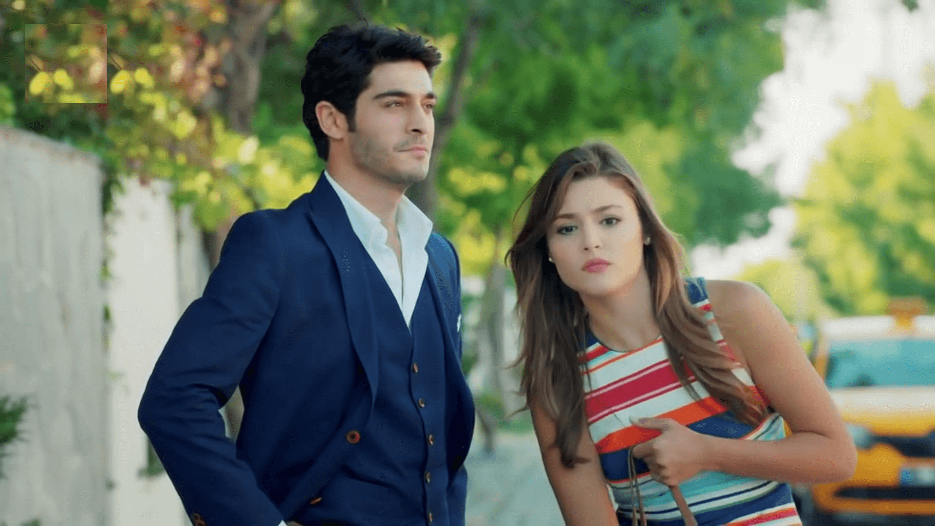 Hayat HD Wallpaper And Murat Cast, Download Wallpaper