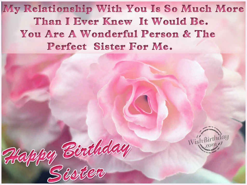 happy birthday wishes for sister. Birthday Wishes for Sister