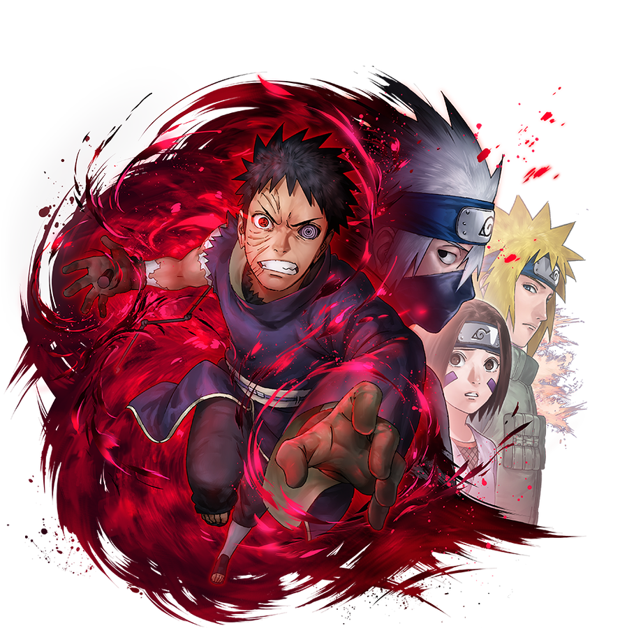 Adult Obito (Team Minato) render [U.Ninja Blazing]. Naruto desenho, Anime, Óbito uchiha