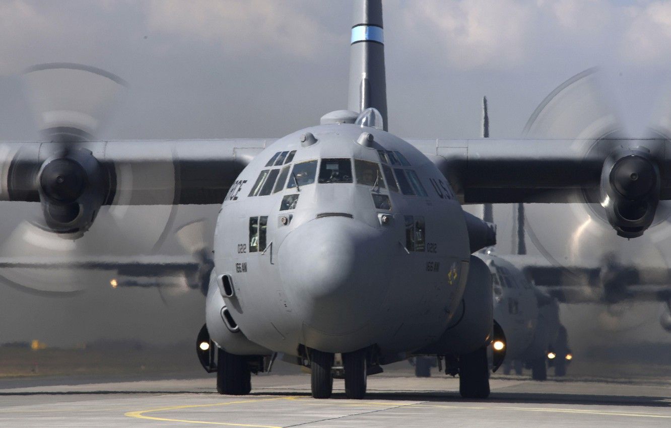 Wallpaper Lockheed, Hercules, C- The main military transport