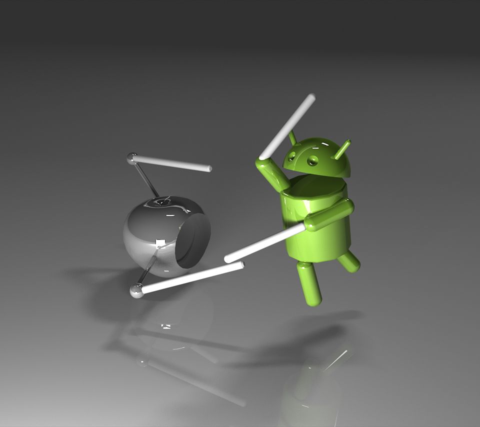 Android Vs Apple Wallpaper Vs Android