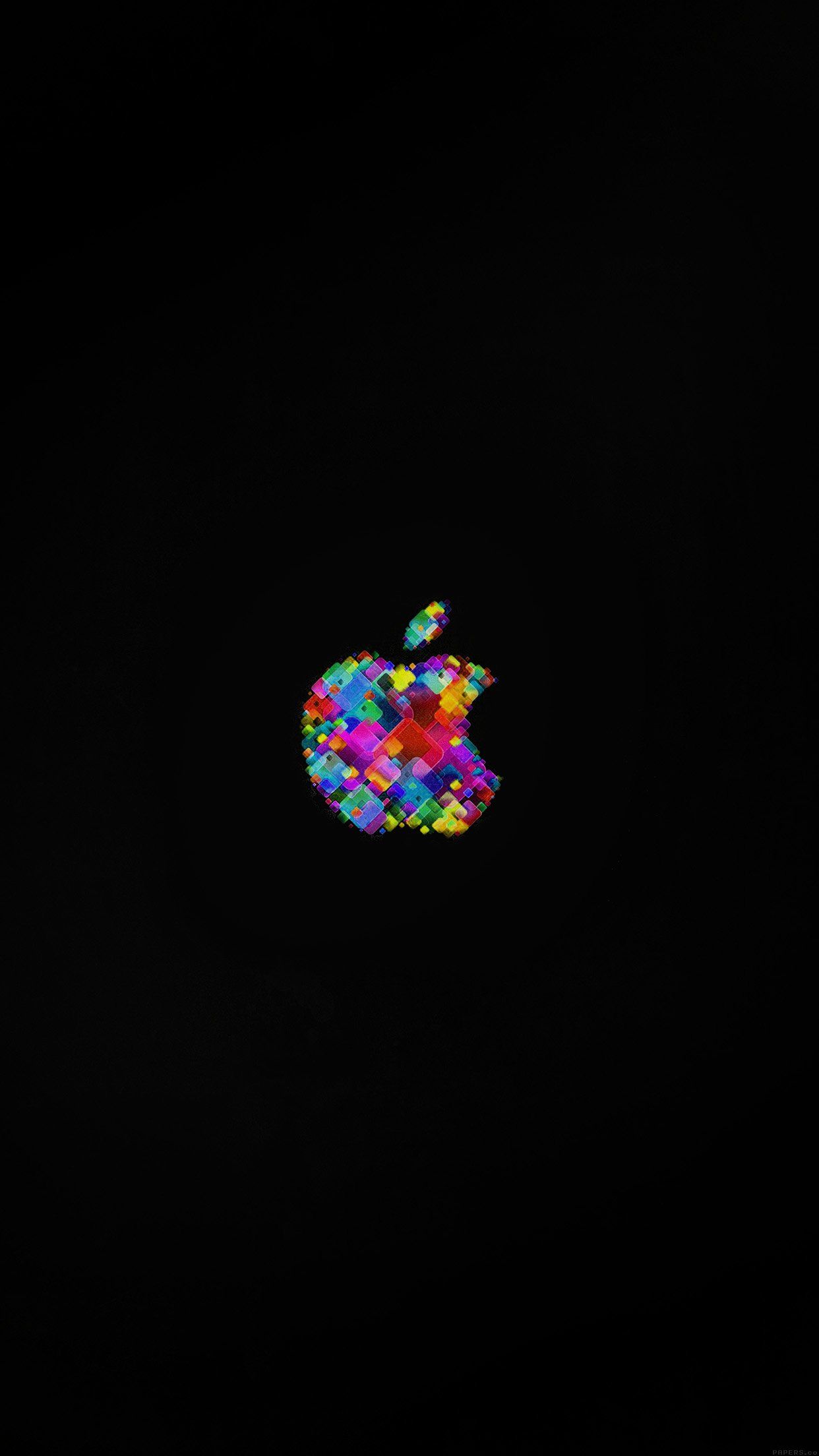 Apple Event Logo Art Dark Minimal Android wallpaper HD