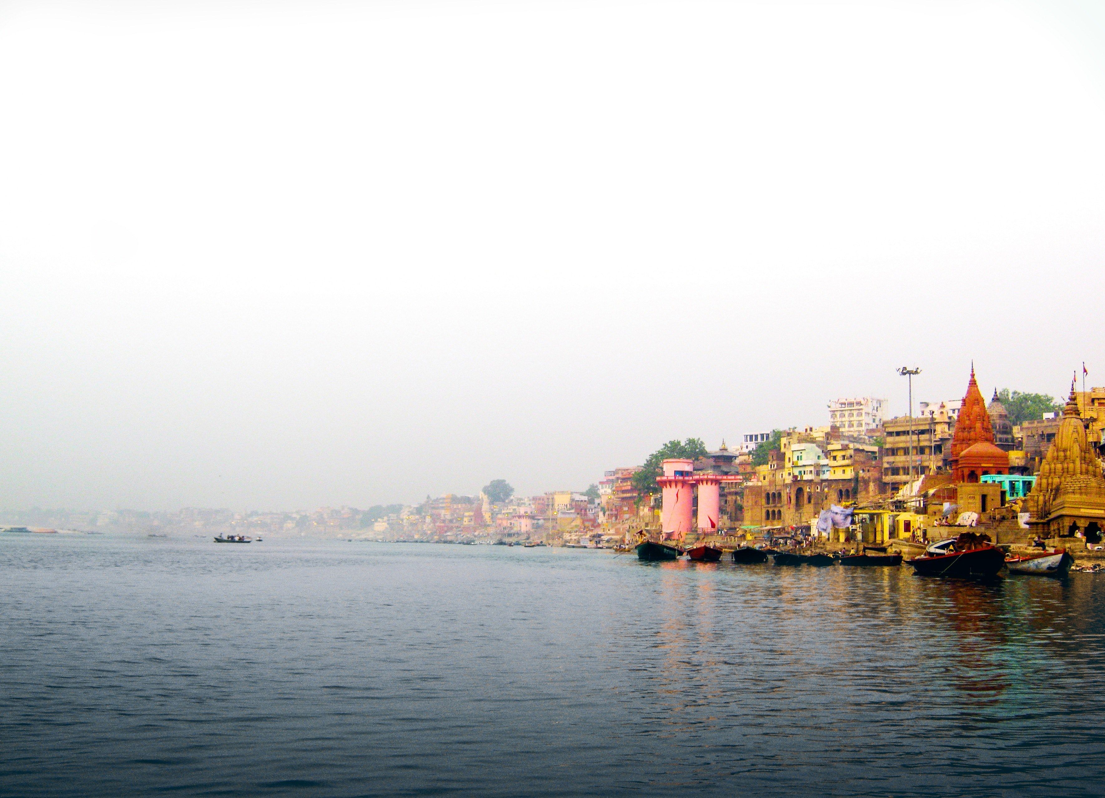 varanasi holyplace landscape and sky HD wallpaper and background
