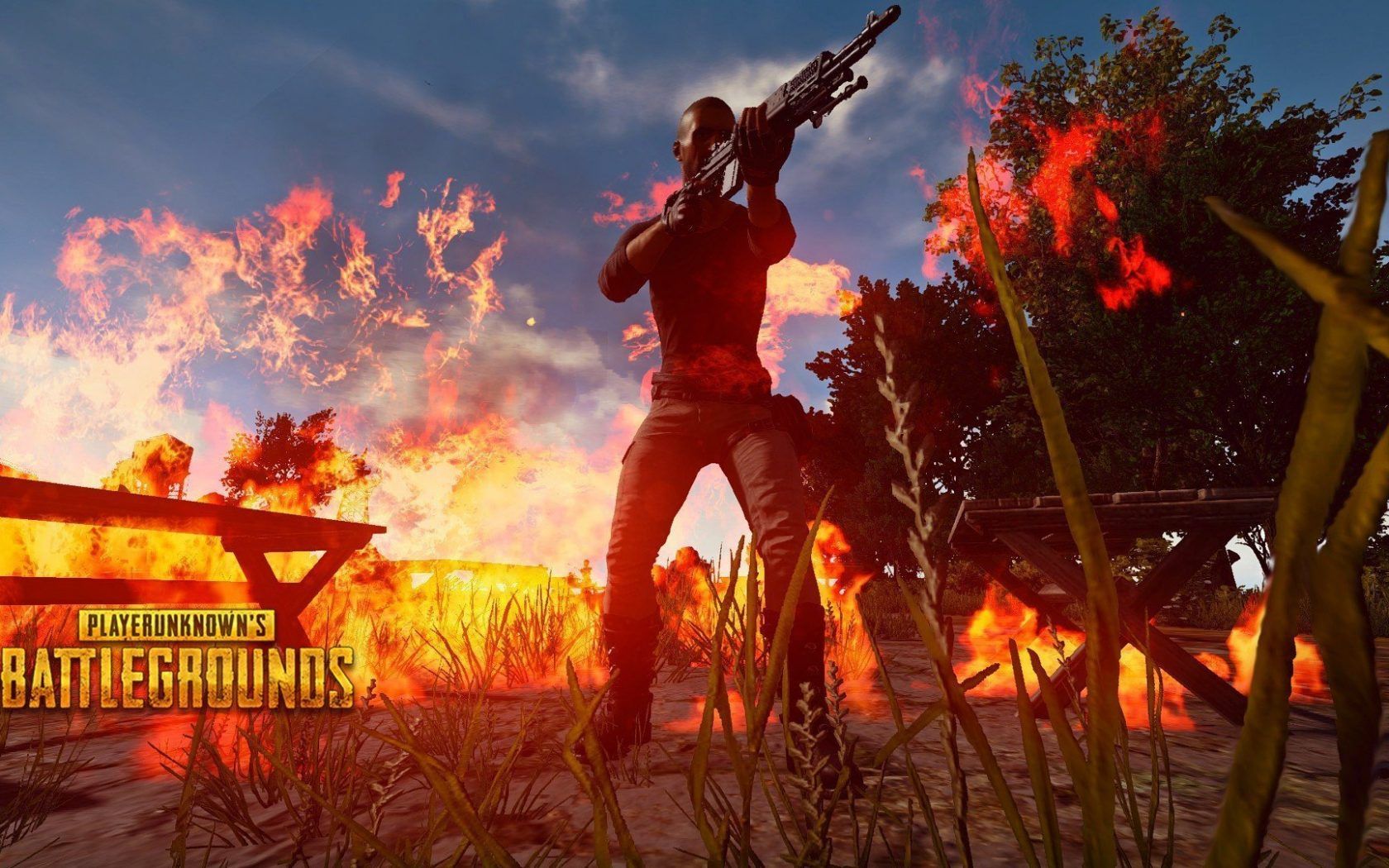 Game Pubg Fire Moi Bomb Player Fighting Wallpaper
