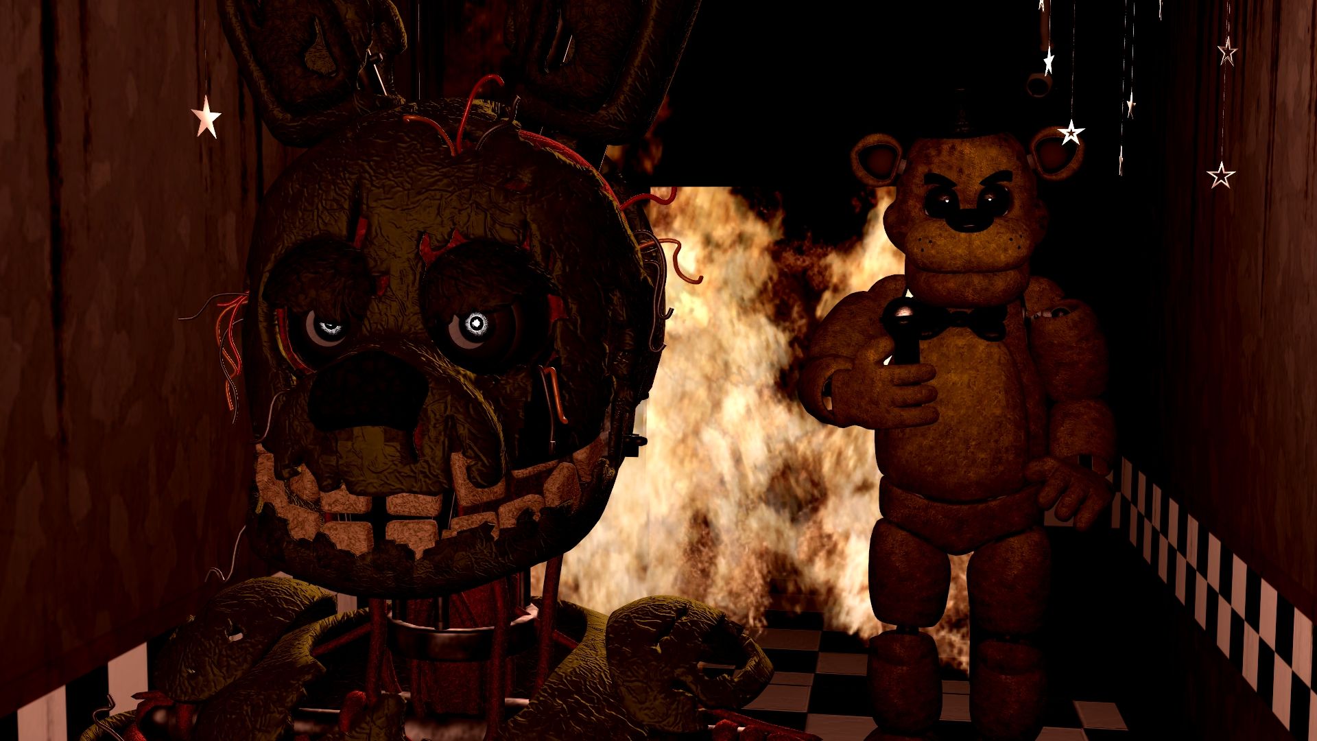 Gmod A Golden Freddy and Springtrap, just for the season.