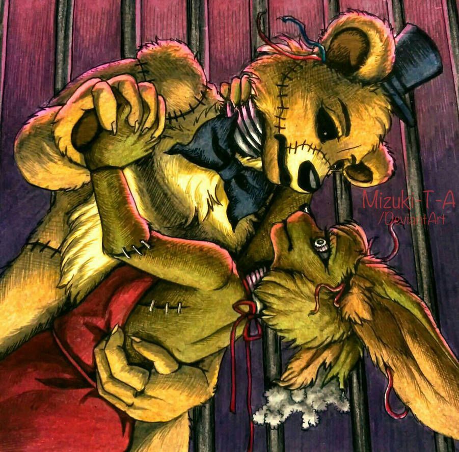 For You Golden Freddy And Springirl By Mizuki T A. Fnaf Drawings