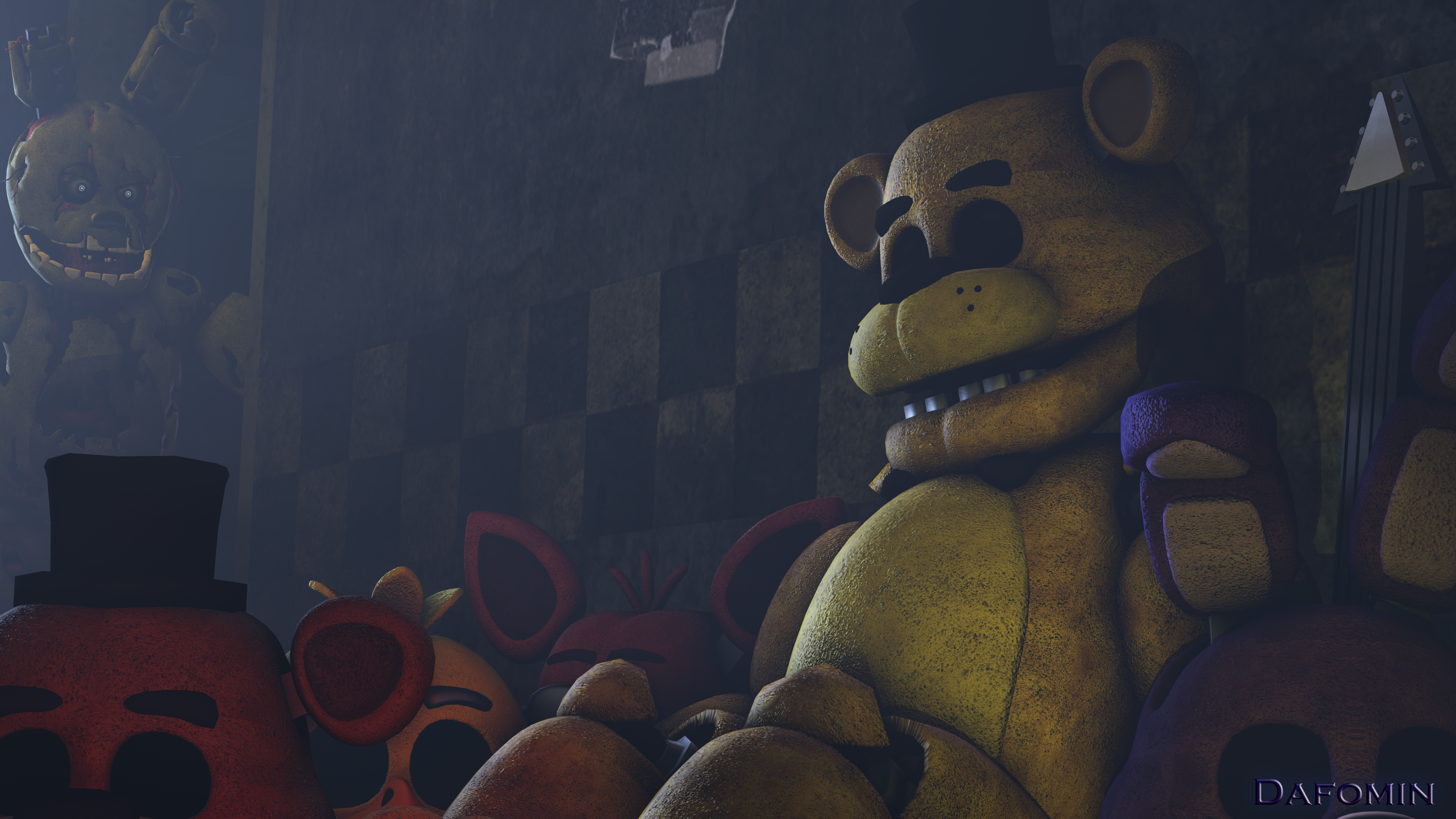 Five Nights at Freddy's 3 4k Ultra HD Wallpaper. Background Image