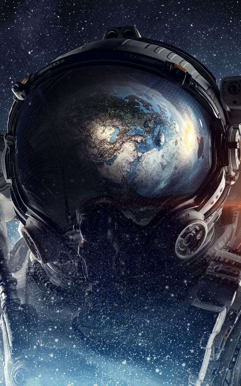 Astronaut Galaxy Space Stars Digital Art 4k Nexus 7