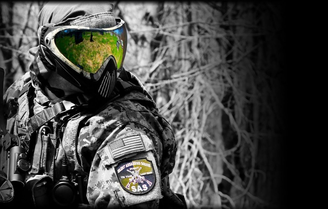 Wallpaper weapons, mask, soldiers, Army, soldier, SAS, SAS, British army image for desktop, section оружие