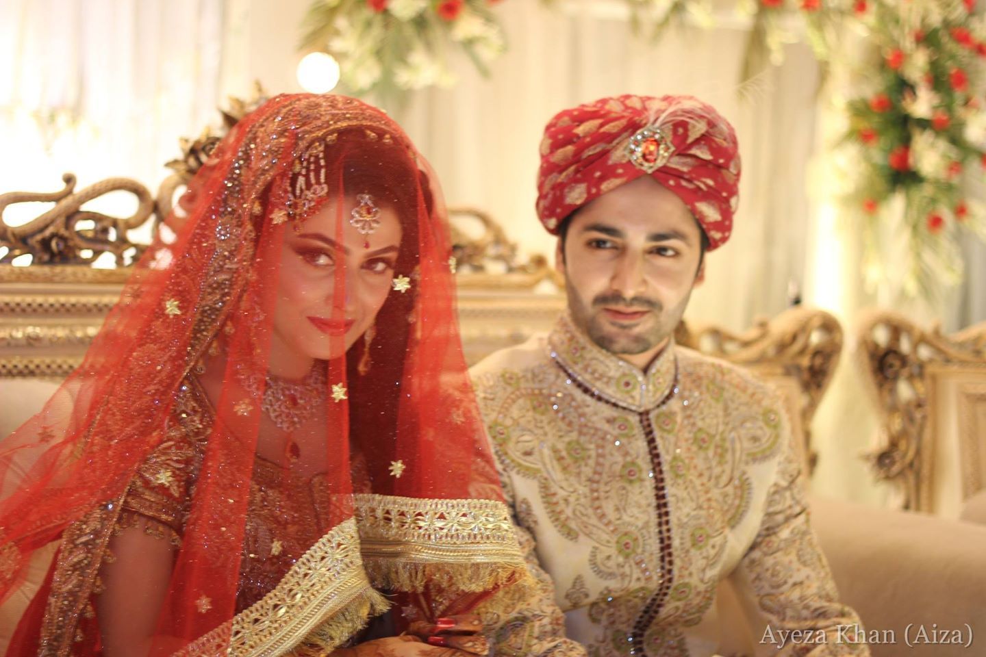 Danish Taimoor and Aiza Khan Wedding Picture. Marriage Image