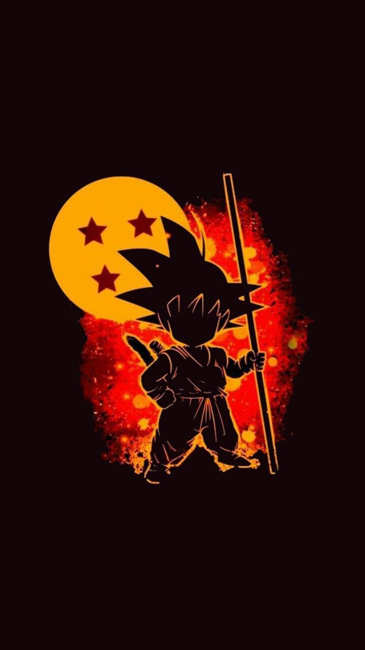 Goku Silhouette Wallpaper. Animes wallpaper, Desenho de camiseta, Desenhos de anime