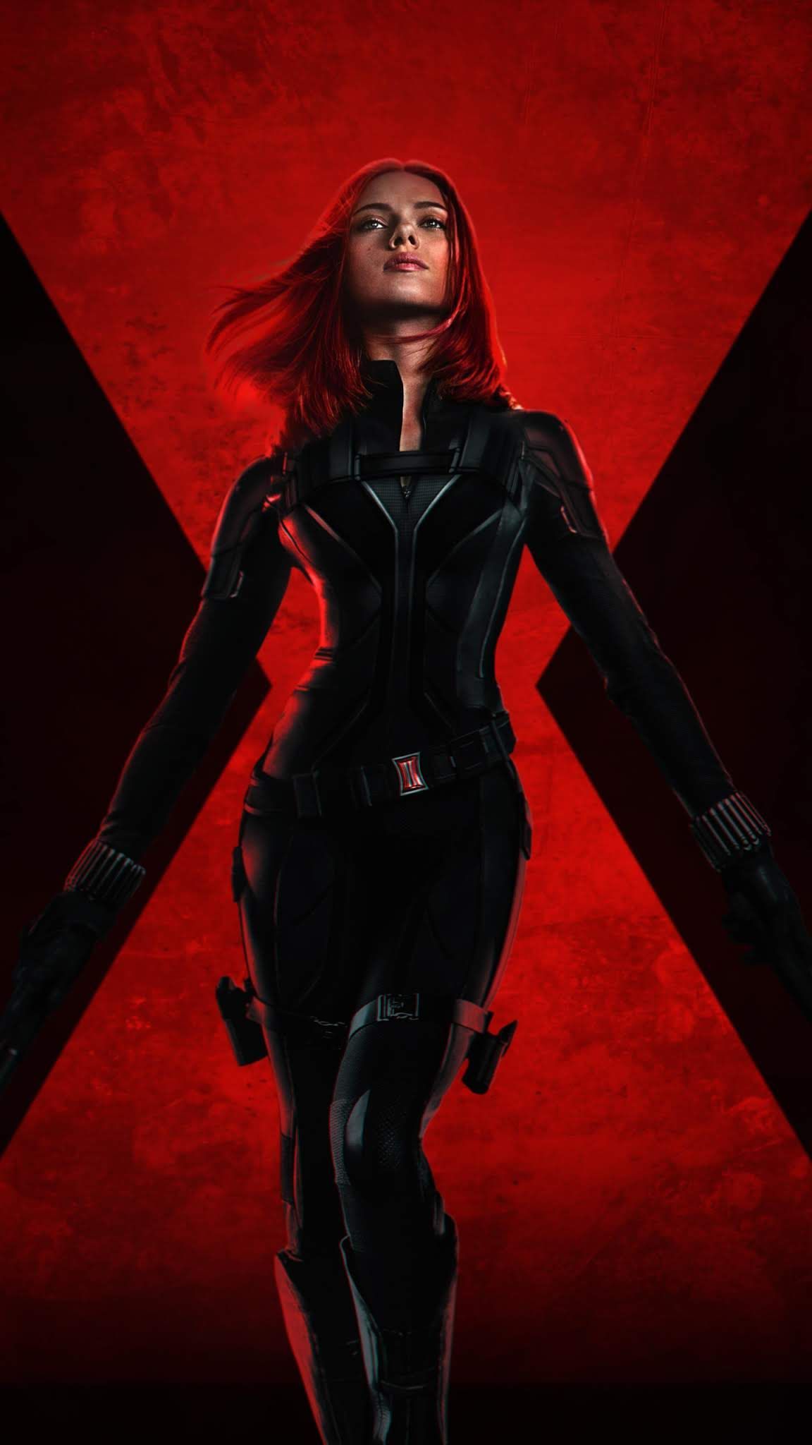 Scarlett Johansson widow 2020 Mobile wallpaper. Black