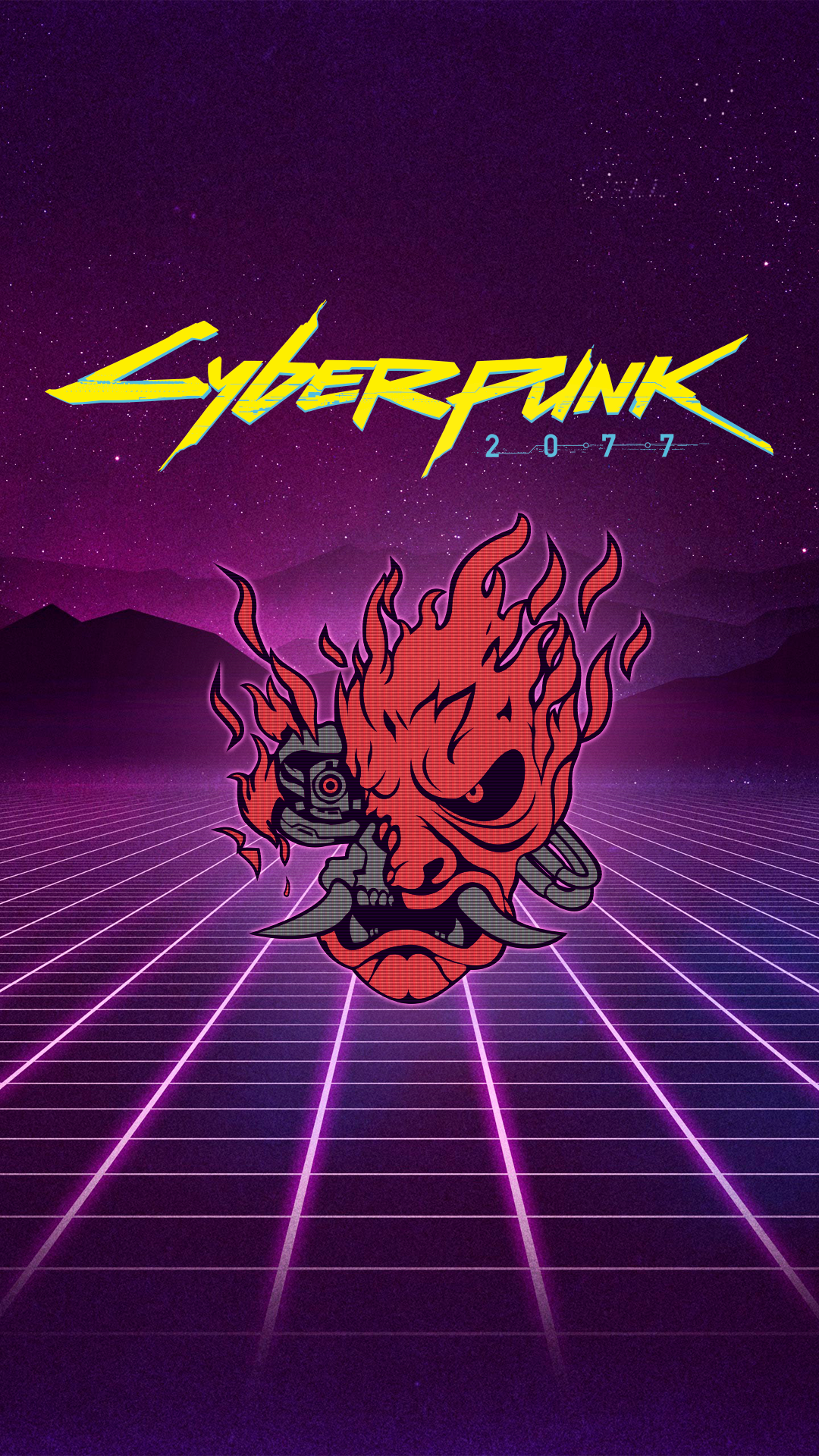 High resolution samurai logo wallpapers for mobile devices . :  r/cyberpunkgame