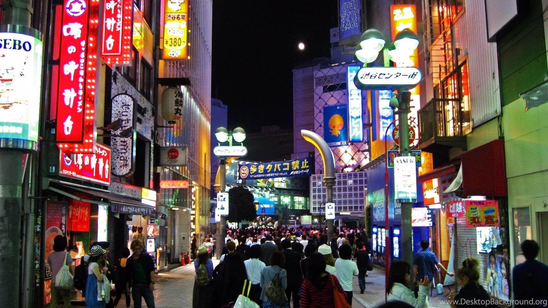 Japan Shibuya Cities Cityscapes Wallpaper Desktop Background