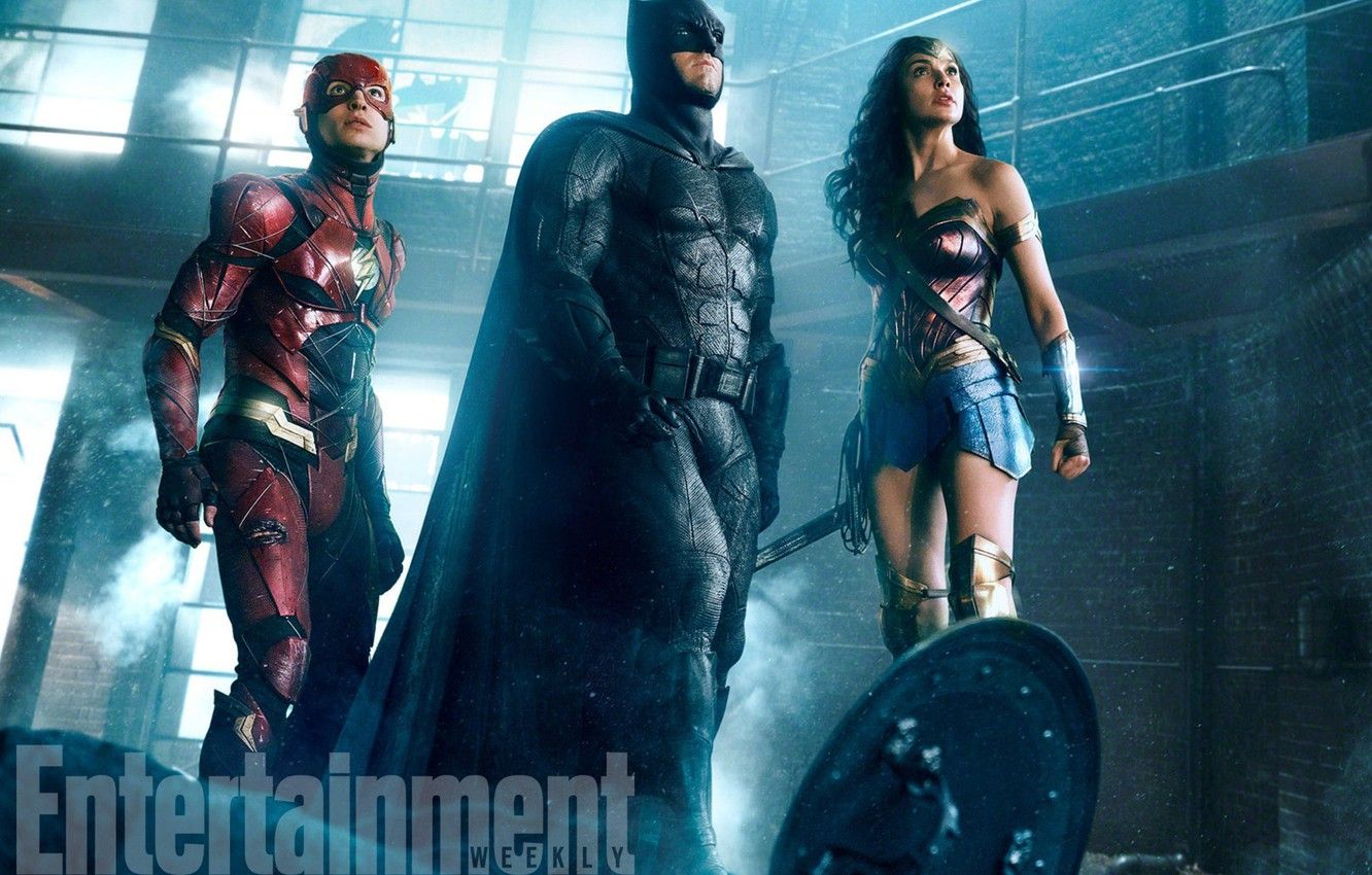 Wallpaper Batman, Wonder Woman, Batman, DC comics, Justice League