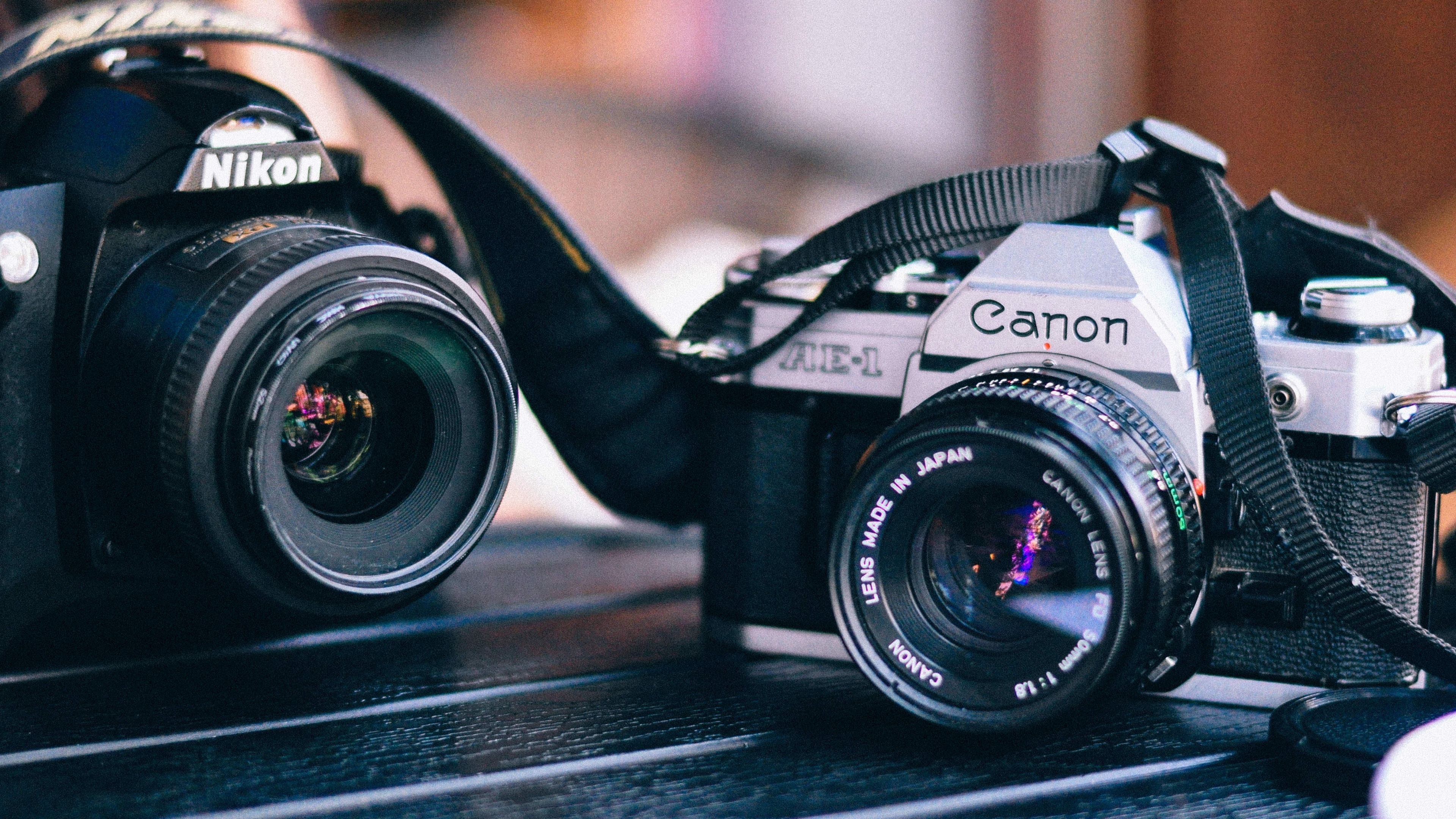 Canon, Nikon, Camera 4K Wallpaper, HD Hi Tech 4K