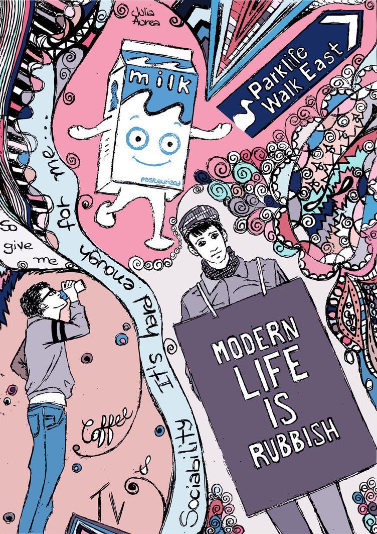 blur collage, JuliaAurea. Gorillaz