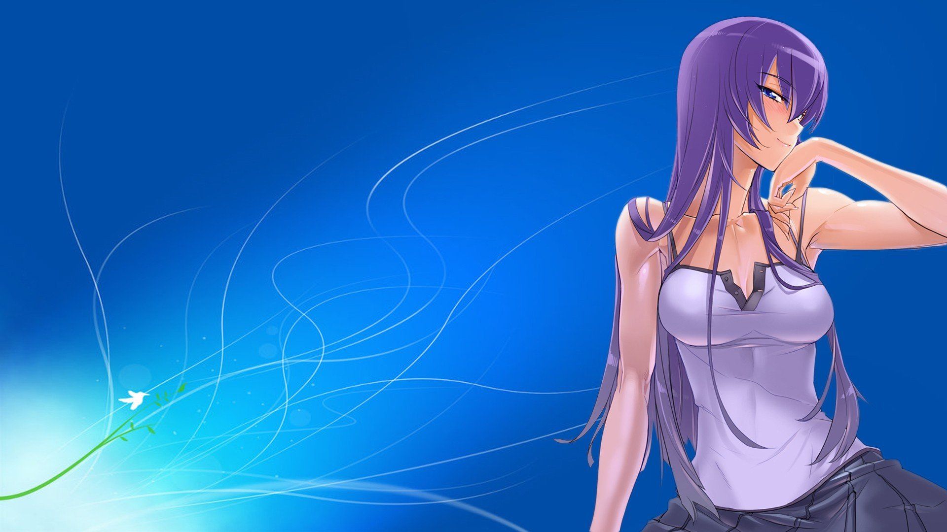 Busujima Saeko, Highschool of the Dead HD Wallpaper / Desktop
