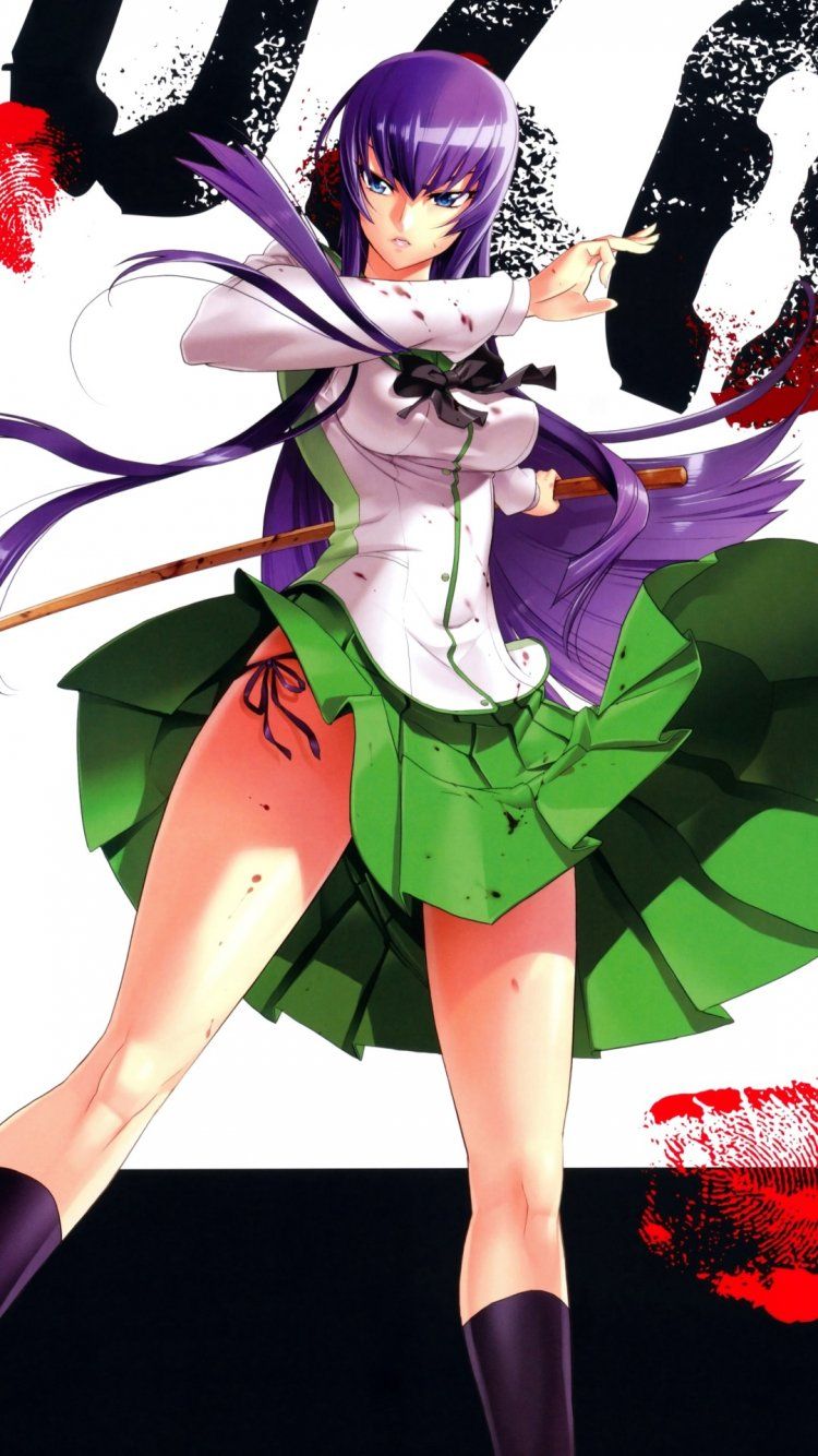 Saeko Busujima iPhone 7 750x1334 wallpaper