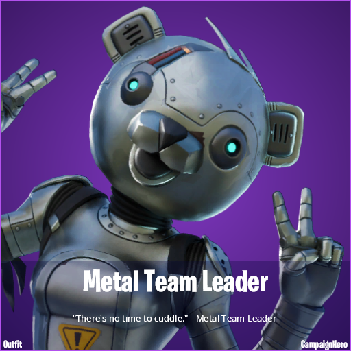 Metal Team Leader Fortnite wallpaper
