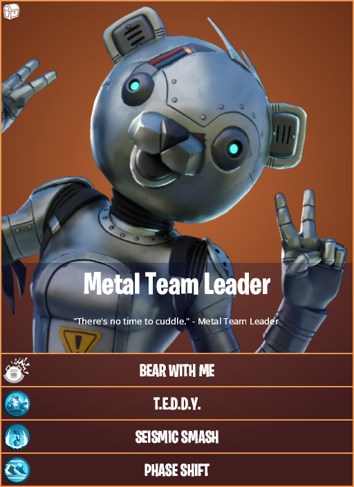 Metal Team Leader Fortnite wallpaper