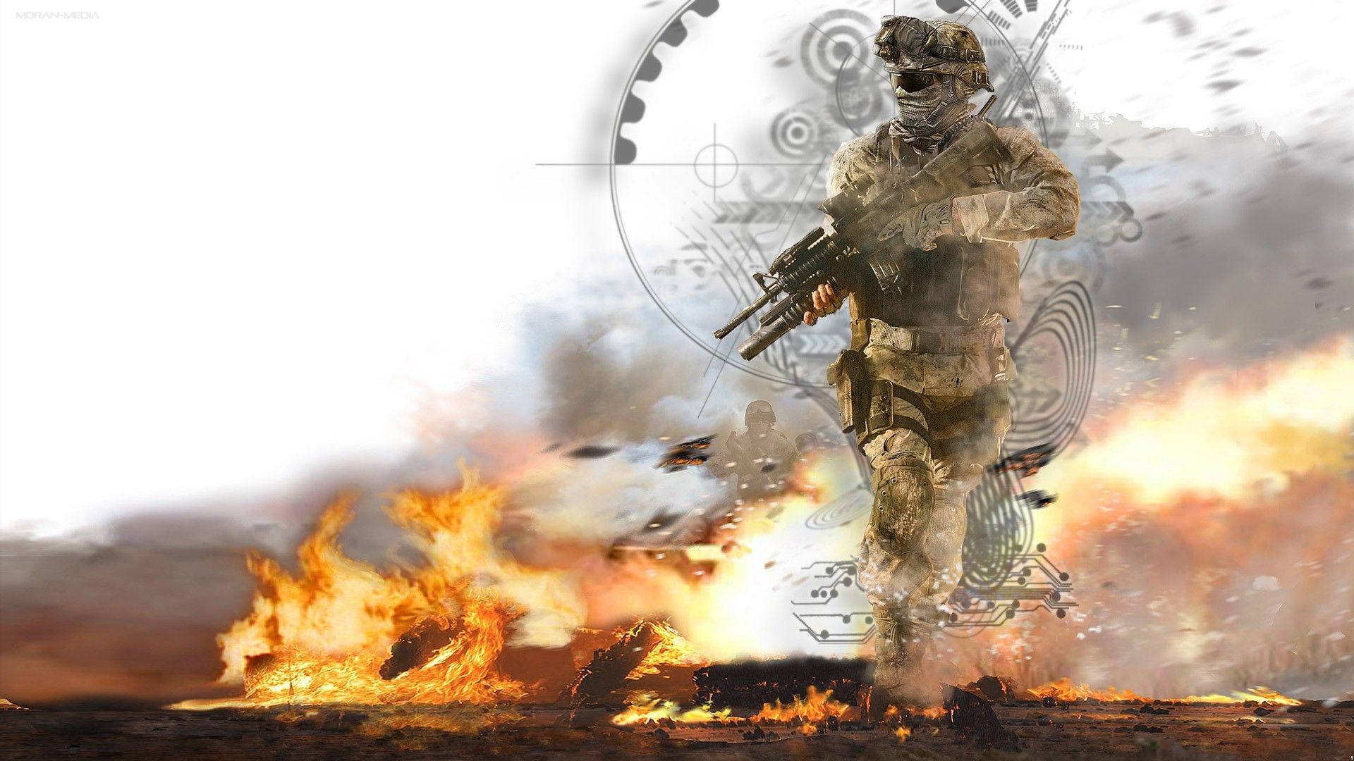 Army Desktop Background. Skeleton Army
