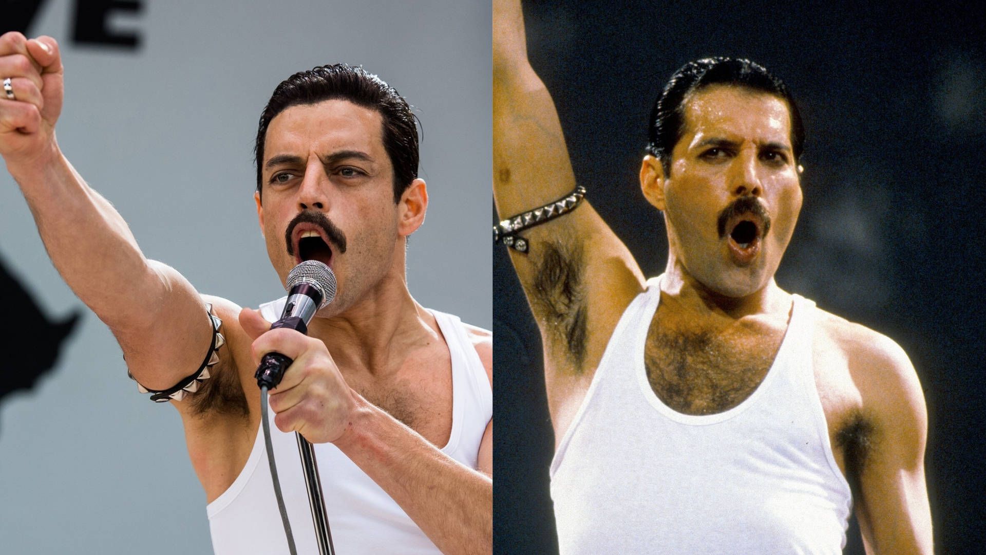 Bohemian Rhapsody Movie: This Side By Side Live Aid Comparison