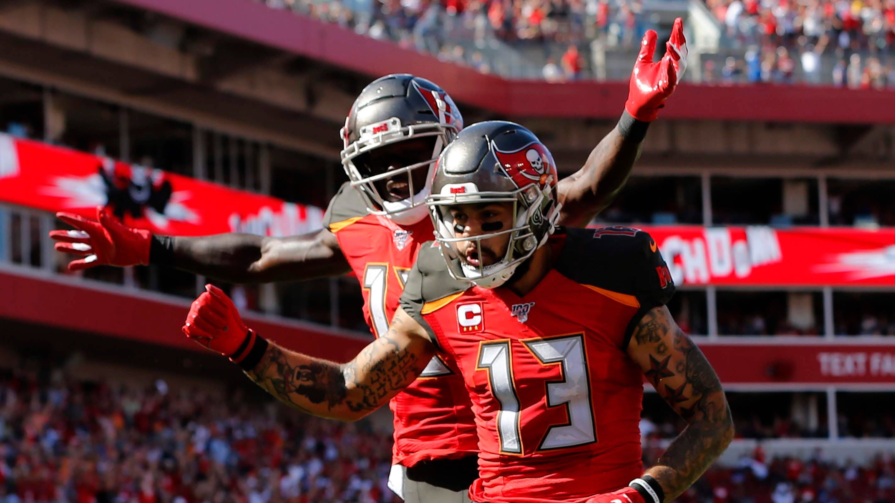 Call the Bucs' Mike Evans, Chris Godwin the 'Bruise Brothers'