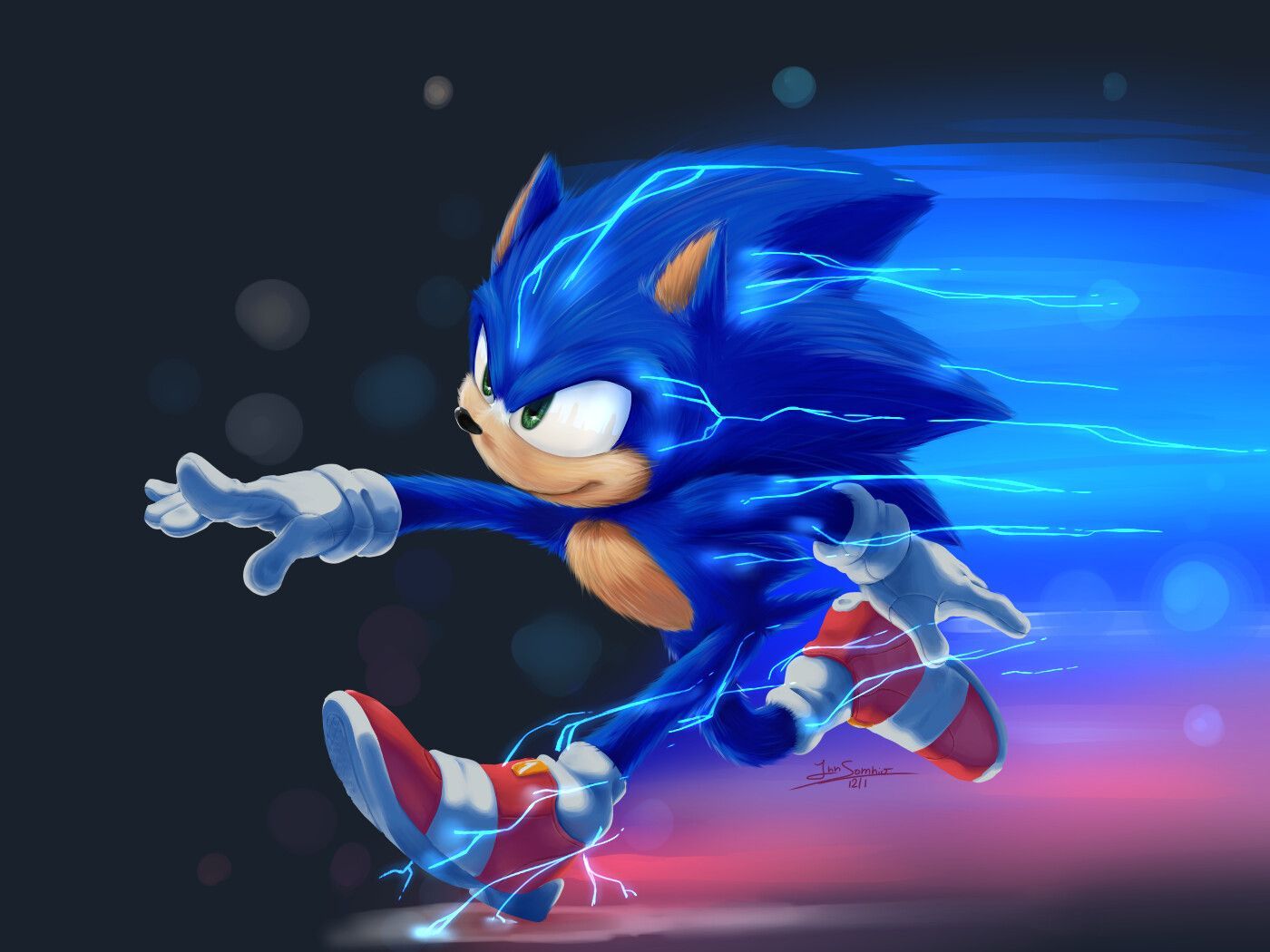 FanArt Sonic Movie, InnSomnio Animator on ArtStation at https://www.artstat...