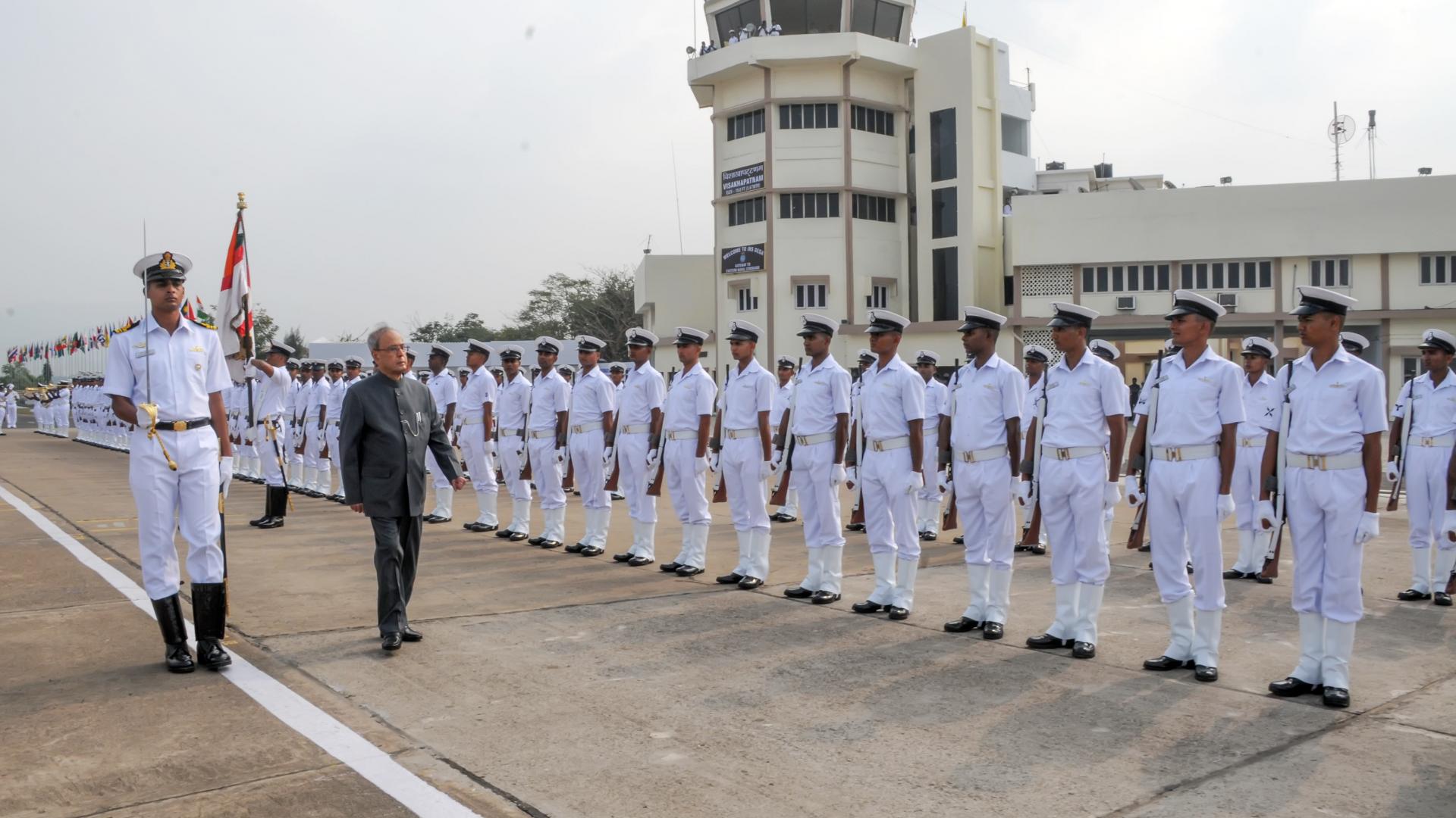 Indian Navy Wallpaper President's Departure